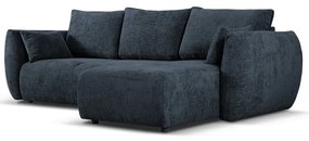 Тъмносин ъглов диван (десен ъгъл) Matera - Cosmopolitan Design