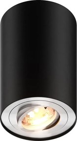 Zuma Line 89201-N - LED RGBW димируемо точково осветително тяло RONDOO 1xGU10/6W/230V черно + дистанционно управление