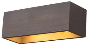 Spot-Light DO2251257 - Стенно осветително тяло KENZO 2xG9/6W/230V, цвят бор