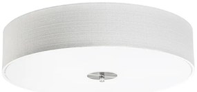 Ръстичен таванен аплик бял 50 см - Drum Jute