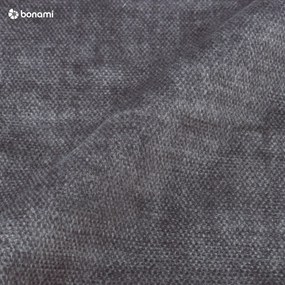 Тъмно сиво тапицирано двойно легло с място за съхранение с решетка 160x200 cm Jade - Bobochic Paris