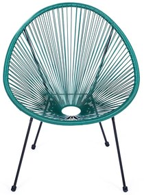 Зелен градински стол метален/пластмасов Avocado Comfort – Bonami Selection