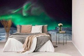 Фототапет – Полярно сияние на небето