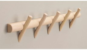 Стенна закачалка от дъбово дърво в естествен цвят Hillmond - Rowico