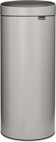 Кош за боклук Brabantia Touch Bin New 1010459, 30 л, Безшумно и плавно затваряне, Светлосив