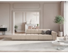 Бежов шезлонг (десен ъгъл) Chicago – Cosmopolitan Design