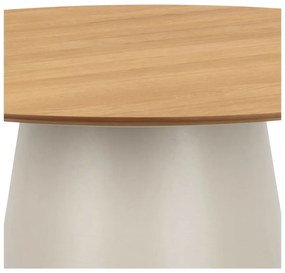 Кръгла трапезна маса с дъбов плот ø 120 cm Soli – Actona