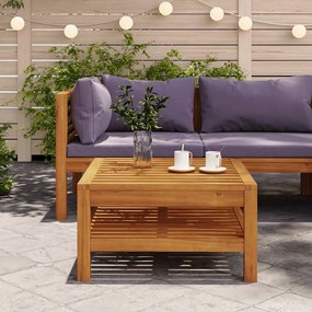 316292 vidaXL Маса за кафе, 65x65x35 см, акациево дърво масив