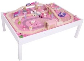 Bigjigs - Магически влаков комплект и маса