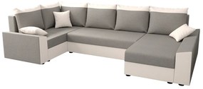 Разтегателен диван в П-образна форма PAULIN, 307x90x161, sawana 21/sawana 01, ляв