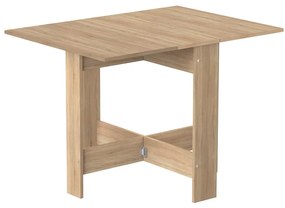Сгъваема маса за хранене от дъб 76x28 cm Papillon - TemaHome