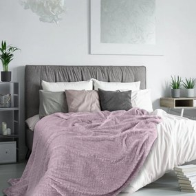 Качествено розово одеяло с геометричен модел Ширина: 200 см | Дължина: 220 см