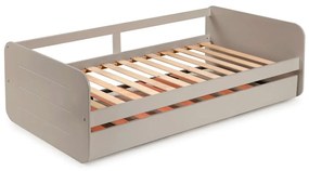 Сиво детско легло с разтегателно легло , 90 x 190 cm Redona - Marckeric