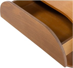 На няколко нива стенен рафт в естествен цвят 39 cm Momo – WOOOD