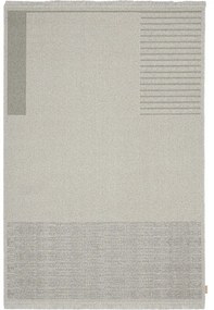 Светлосив вълнен килим 133x190 cm Nizer - Agnella