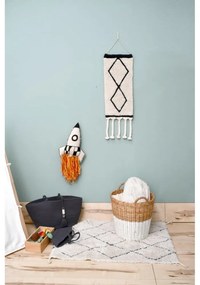 Кремав ръчно изработен памучен килим подходящ за пране 70x100 cm Mini Bereber – Lorena Canals