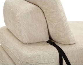 Бяло разтегаемо кресло от букле Faster – Mauro Ferretti