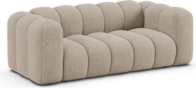 Бежов шенилов диван 200 cm Lupine – Micadoni