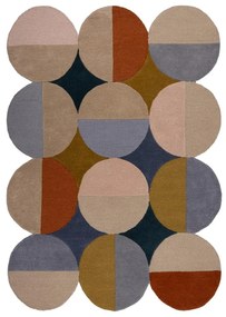 Ръчно изработен вълнен килим 160x230 cm Mia Ellipse – Flair Rugs