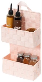 Светлорозова двуетажна висяща кошница Bristol - Compactor