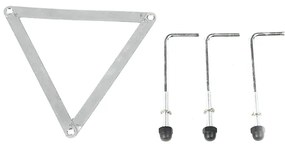 Рустикална лампа за външен монтаж черна 3-светлина IP44 - Guardado