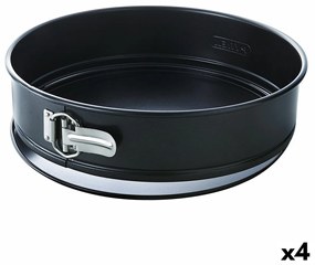 Тиган с Форма на Пружина Pyrex Magic Кръгъл Черен 23 cm 4 броя