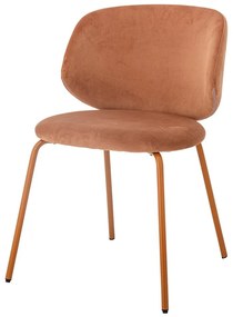 Оранжеви кадифени трапезни столове в комплект от 2 бр. Ponte – Bloomingville
