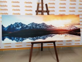 Картина на платно – Великолепен залез в планините
