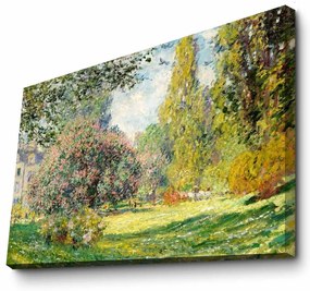 Репродукция на платно върху стена от Клод Моне, 100 x 70 cm - Wallity