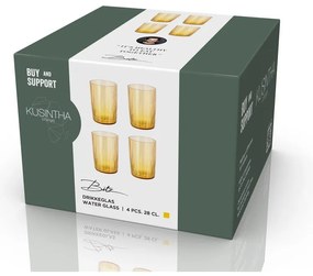 Стъклени чаши в комплект от 4 бр. 280 ml Kusintha – Bitz