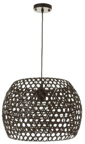 Черна бамбукова лампа за таван с бамбуков абажур ø 35 cm - Casa Selección