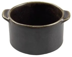 Horecano - Порцеланов рамекин с дръжки 11см 150мл ANTIQUE-BLACK-(ZA0203-4.5-B)
