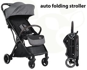 Детска лятна количка Easy fold CANGAROO - сива