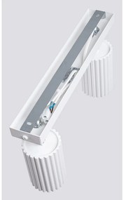 Бял прожектор 6,5x30 cm Gleam – Sollux