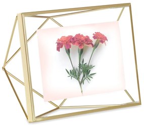 Метална стойка/рамка за стена в златист цвят 15x20 cm Prisma - Umbra