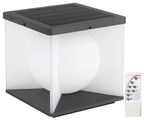 LED соларен стенен фенер 8W, 3,7V, IP65, 3000K