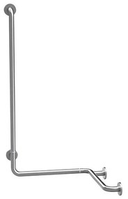 Дръжка за душ 66x118 см, неръждаема стомана/сребриста