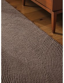 Ръчно изработена вълнена пътека кафяво-сива 80x300 cm Eleni Taupe – Hanse Home