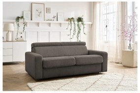 Сивo-кафяв разтегателен диван от рипсено кадифе 215 cm Monaco – Bobochic Paris