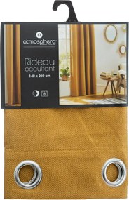Блекаут завеса atmosphera Elеna, 140x260 cm - Тъмносив