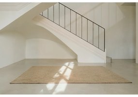 Ръчно изработен вълнен килим подходящ за пране в цвят каки 80x140 cm Unexpected Wool – Lorena Canals