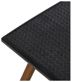 Черна метална масичка за кафе 60x109,5 cm Oslo – Ixia