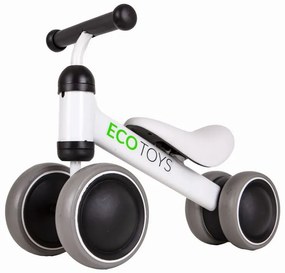 Детски велосипед в бяло ECOTOYS