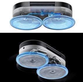 Робот за миене на подове Everybot EDGE 2 RS350, 27W, 210 мл, Мокро/сухо, Автономност до 200 мин, 7 режима, Сензор против падане/блъскане, Бял