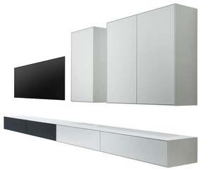 Черно-бял комплект от маса за телевизор и 2 скрина Edge by Hammel - Hammel Furniture