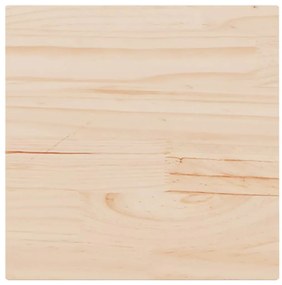 847410 vidaXL Плот за маса, 50x50x1,7 см, квадратен, бор масив