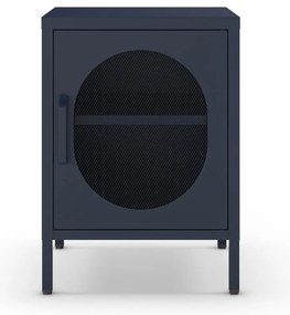 Тъмносиньо метално нощно шкафче Diora – Marckeric