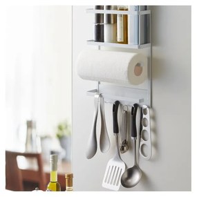 Голям бял магнитен кухненски страничен стелаж Tower - YAMAZAKI