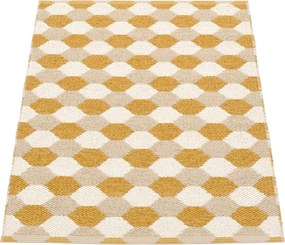Килим за открито и закрито в цвят жълта охра 70x100 cm Dana Ochre – Pappelina