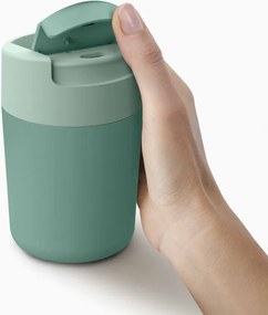 Термочаша Joseph Joseph Sipp 81122, Запечатваща се капачка, 340 мл, Без BPA, Полипропилен, Зелен